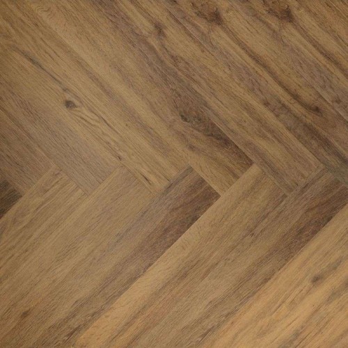 Douwes Dekker PVC klik visgraat caramel