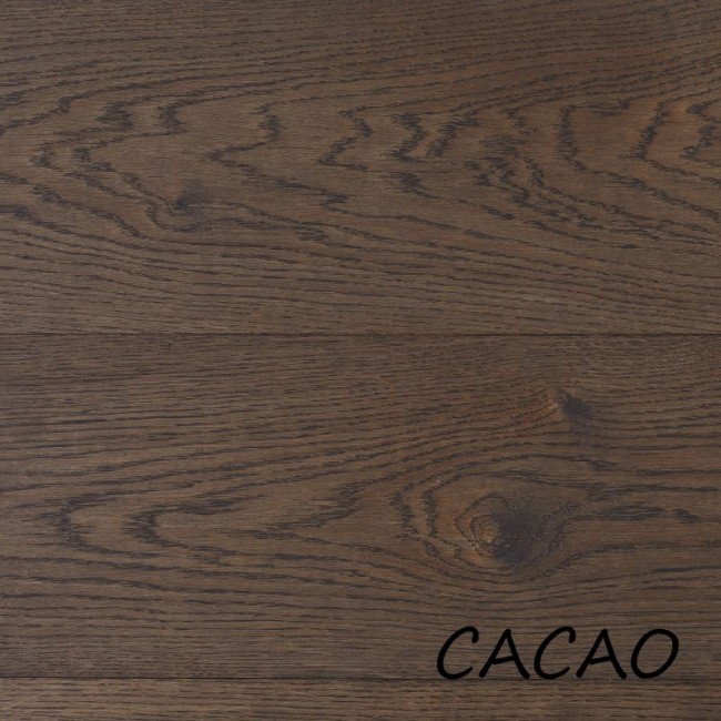 Extra brede delen eiken rustiek 25cm - cacao