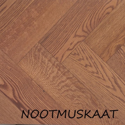 Visgraat eiken premier 13cm - nootmuskaat