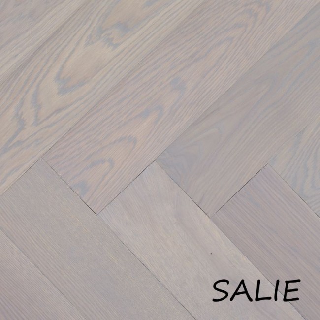 Visgraat eiken premier 13cm - salie