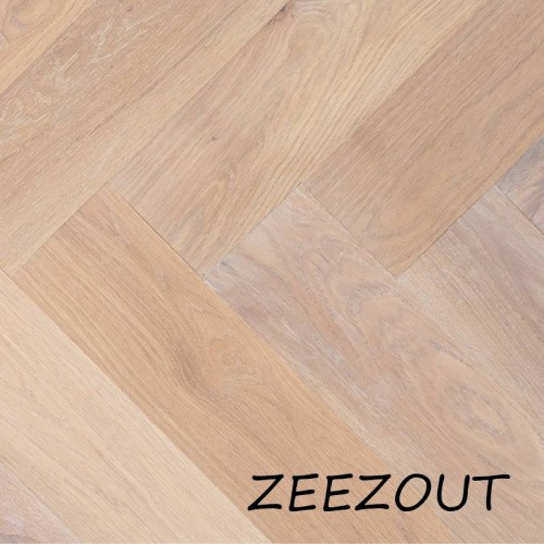 Visgraat eiken rustiek 13cm - zeezout