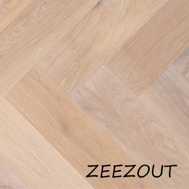 Visgraat eiken rustiek 13cm - zeezout