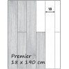 Brede delen eiken premier 18cm - jeneverbes