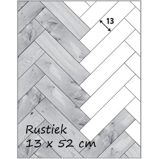 Visgraat eiken rustiek 13cm - zeezout Visgraat eiken rustiek 13cm - zeezout